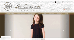 Desktop Screenshot of losencajeros.es